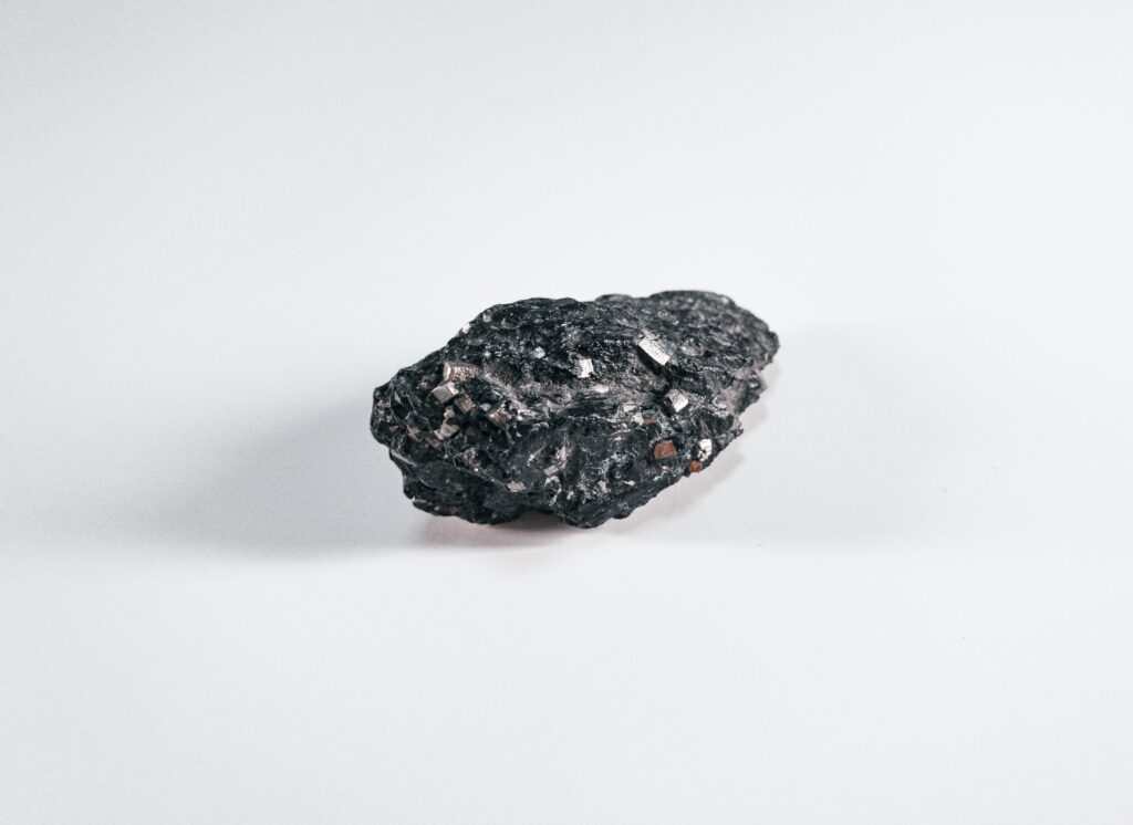 Minimalist obsidian stone